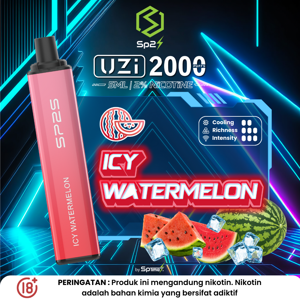 Disposable Uzi icy watermelon Sp2s.id
