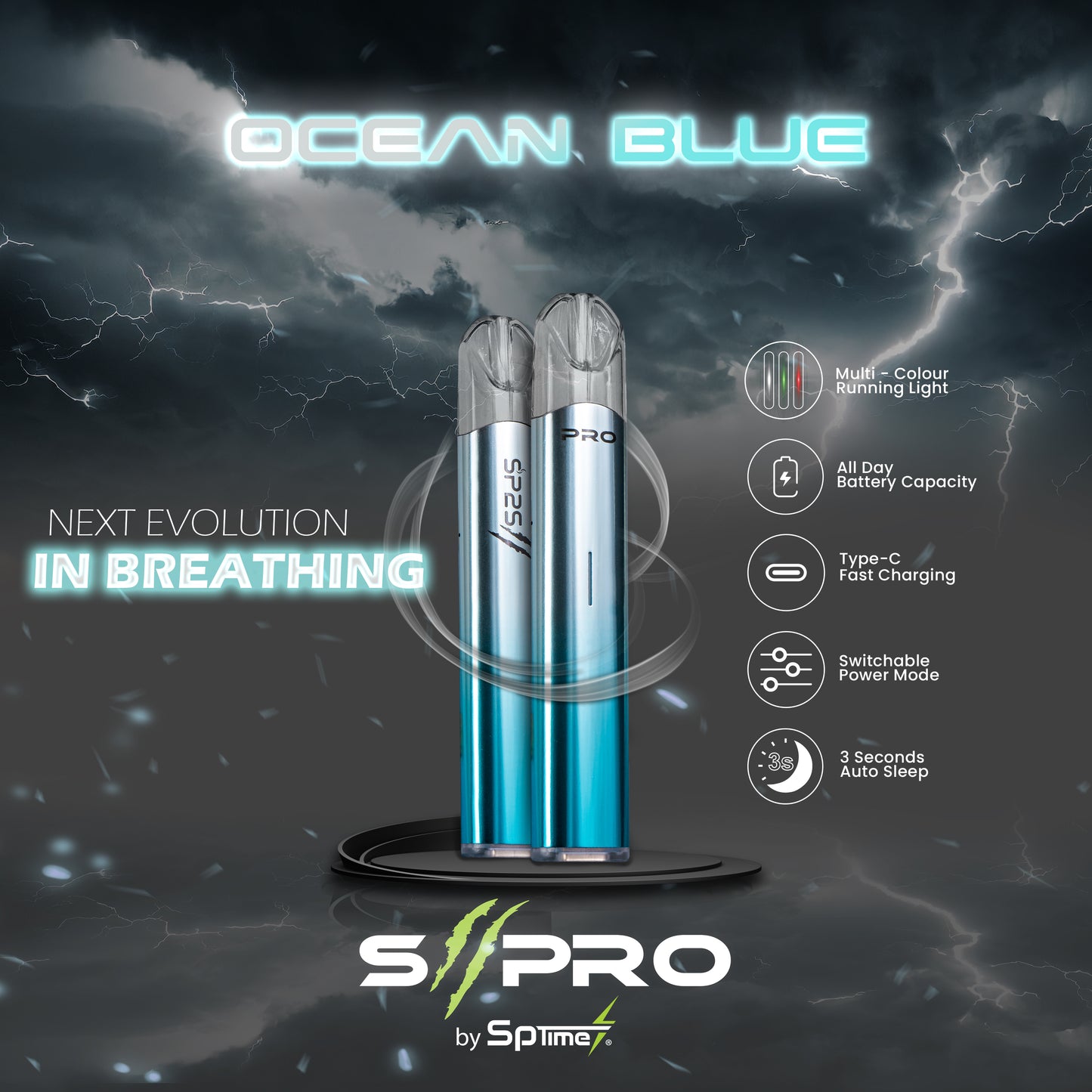 Sp2s II Pro Ocean Blue Sp2s.id