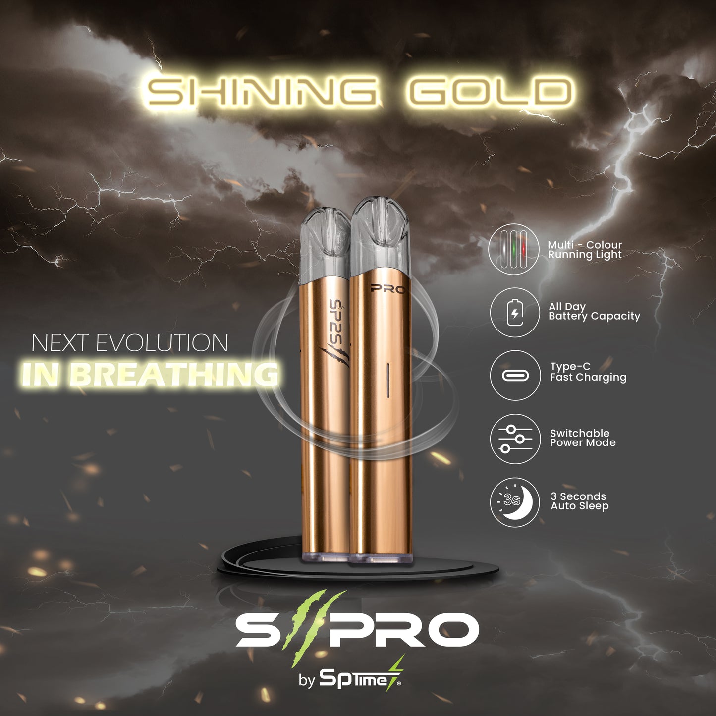 Sp2s II Pro Shining Gold Sp2s.id